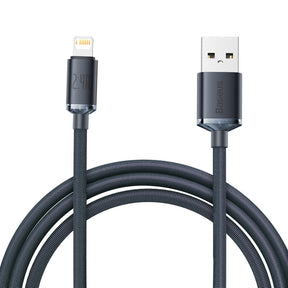 Baseus Crystal Shine Series Kabel USB-A – Lightning 2,4A 2m