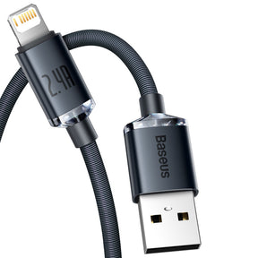 Baseus Crystal Shine Series Kabel USB-A – Lightning 2,4A 2m