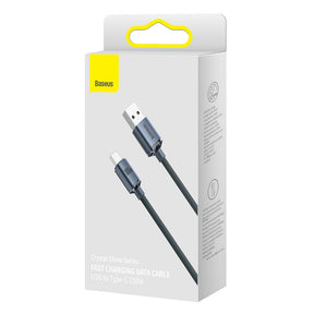 Baseus Crystal Shine Series kabel USB-A – USB-C 100W 2m