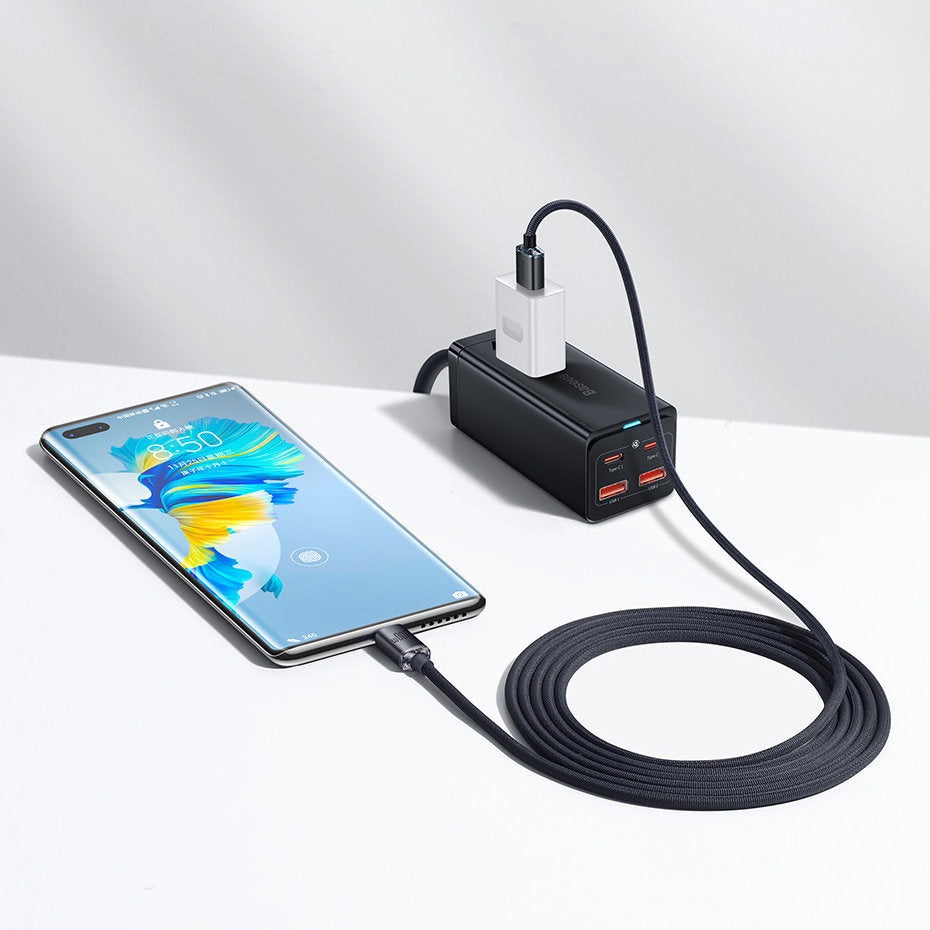 Baseus Crystal Shine Series kabel USB-A – USB-C 100W 2m
