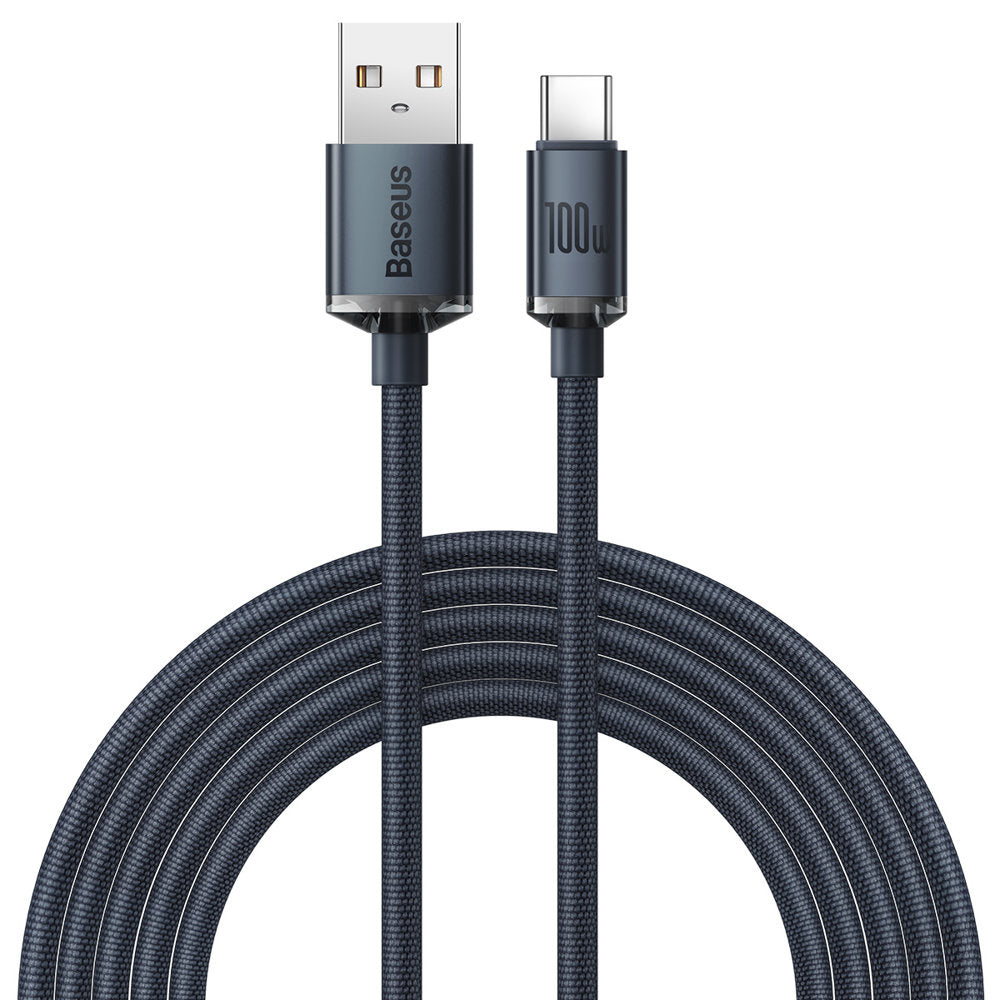 Baseus Crystal Shine Series kabel USB-A – USB-C 100W 2m