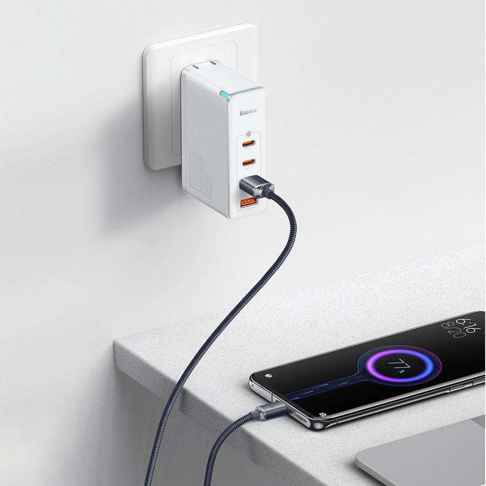 Baseus Crystal Shine Series kabel USB-A – USB-C 100W 2m