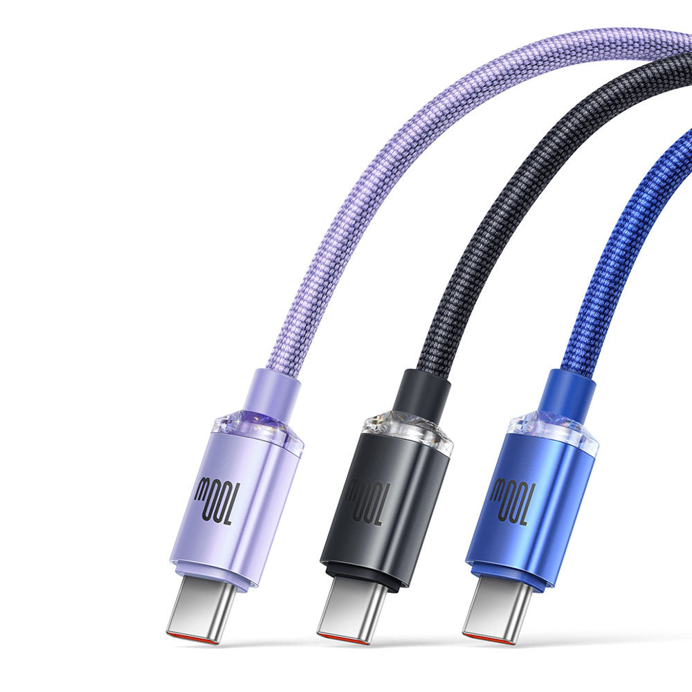 Baseus Crystal Shine Series Kabel USB-A – USB-C 100W 2m