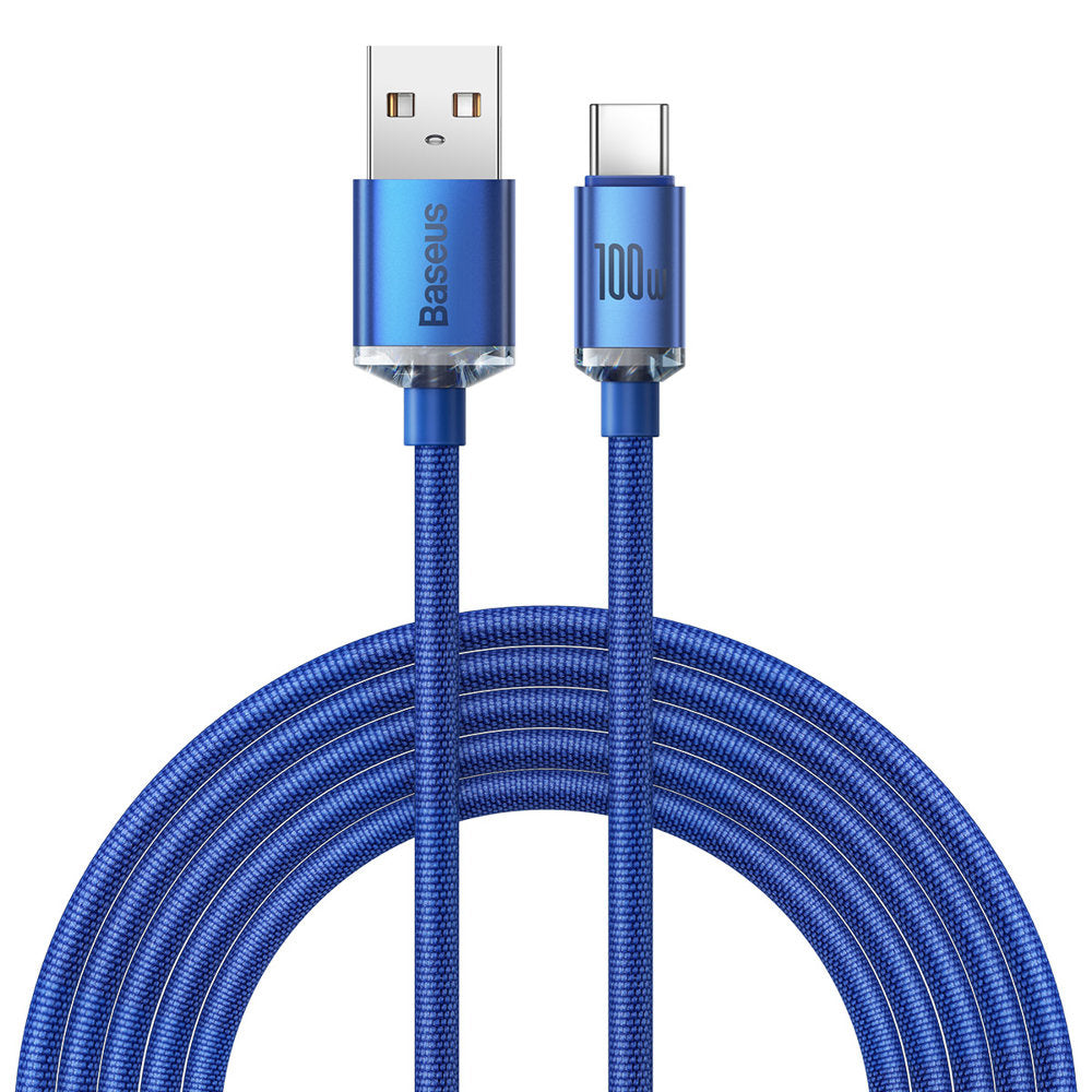 Baseus Crystal Shine Series Kabel USB-A – USB-C 100W 2m