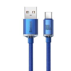 Baseus Crystal Shine Series Kabel USB-A – USB-C 100W 2m