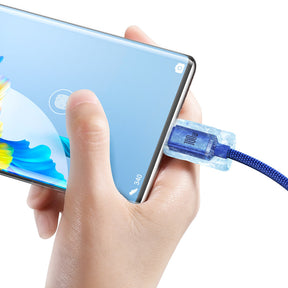 Baseus Crystal Shine Series Kabel USB-A – USB-C 100W 2m