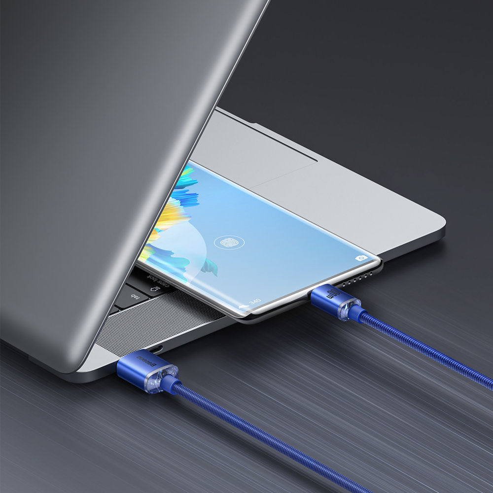 Baseus Crystal Shine Series Kabel USB-A – USB-C 100W 2m