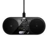 Baseus Digital LED Display Podwójna ładowarka bezprzewodowa Qi z cyfrowym wyświetlaczem 20W