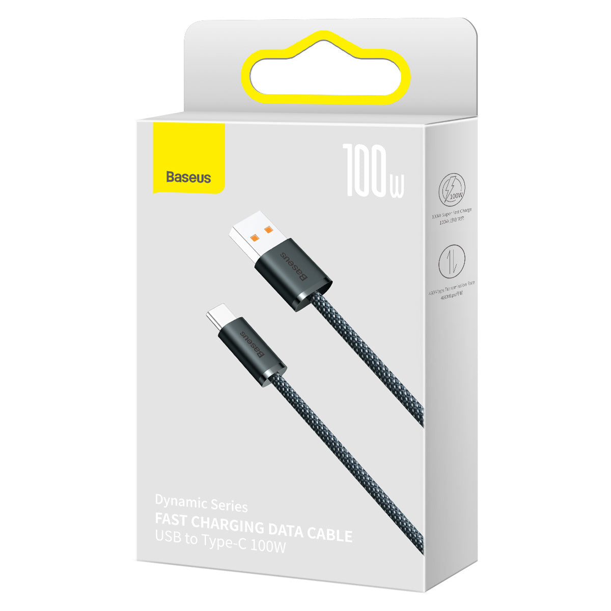 Baseus Dynamic Series kabel USB-A – USB-C 100W 1m