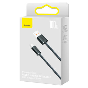 Baseus Dynamic Series kabel USB-A – USB-C 100W 1m