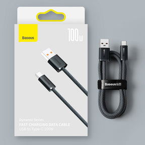 Baseus Dynamic Series kabel USB-A – USB-C 100W 1m