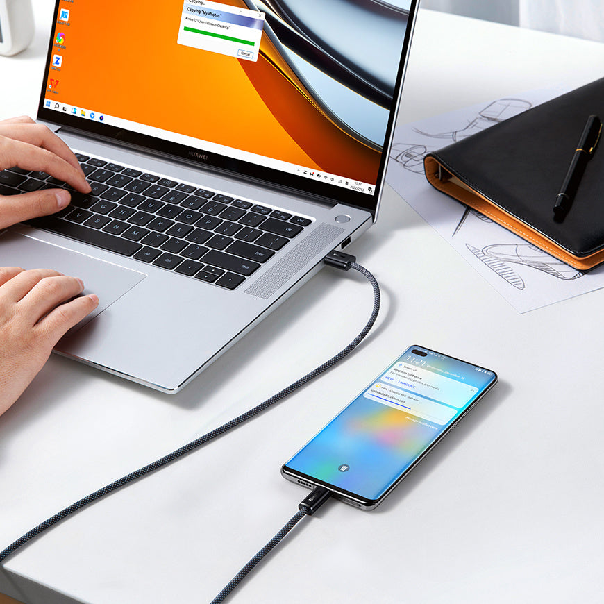 Baseus Dynamic Series kabel USB-A – USB-C 100W 2m