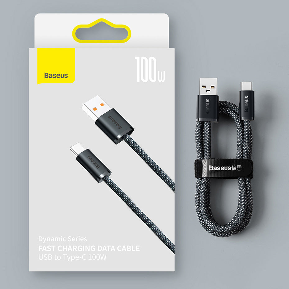 Baseus Dynamic Series kabel USB-A – USB-C 100W 2m