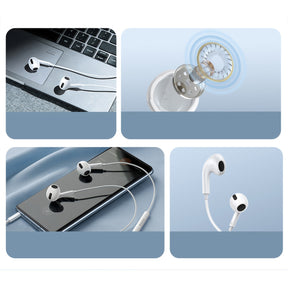 Baseus Encok H17 Słuchawki przewodowe minijack 3.5mm
