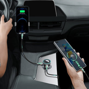 Baseus Enjoy Transmiter FM Ładowarka samochodowa 2x USB Bluetooth 5.0 3.4A (CCLH-01)