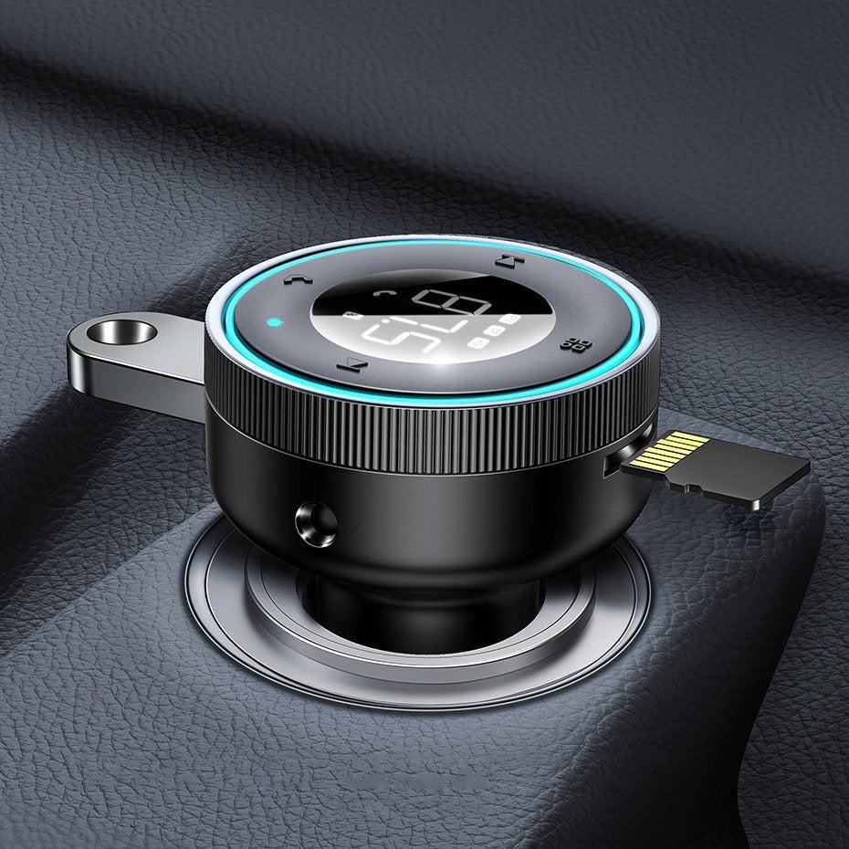 Baseus Enjoy Transmiter FM Ładowarka samochodowa 2x USB Bluetooth 5.0 3.4A (CCLH-01)