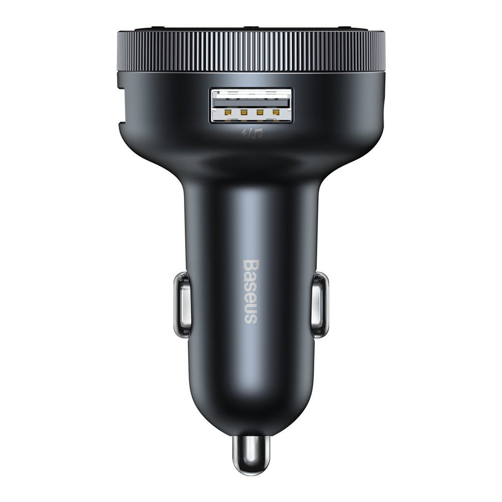 Baseus Enjoy Transmiter FM Ładowarka samochodowa 2x USB Bluetooth 5.0 3.4A (CCLH-01)