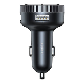 Baseus Enjoy Transmiter FM Ładowarka samochodowa 2x USB Bluetooth 5.0 3.4A (CCLH-01)