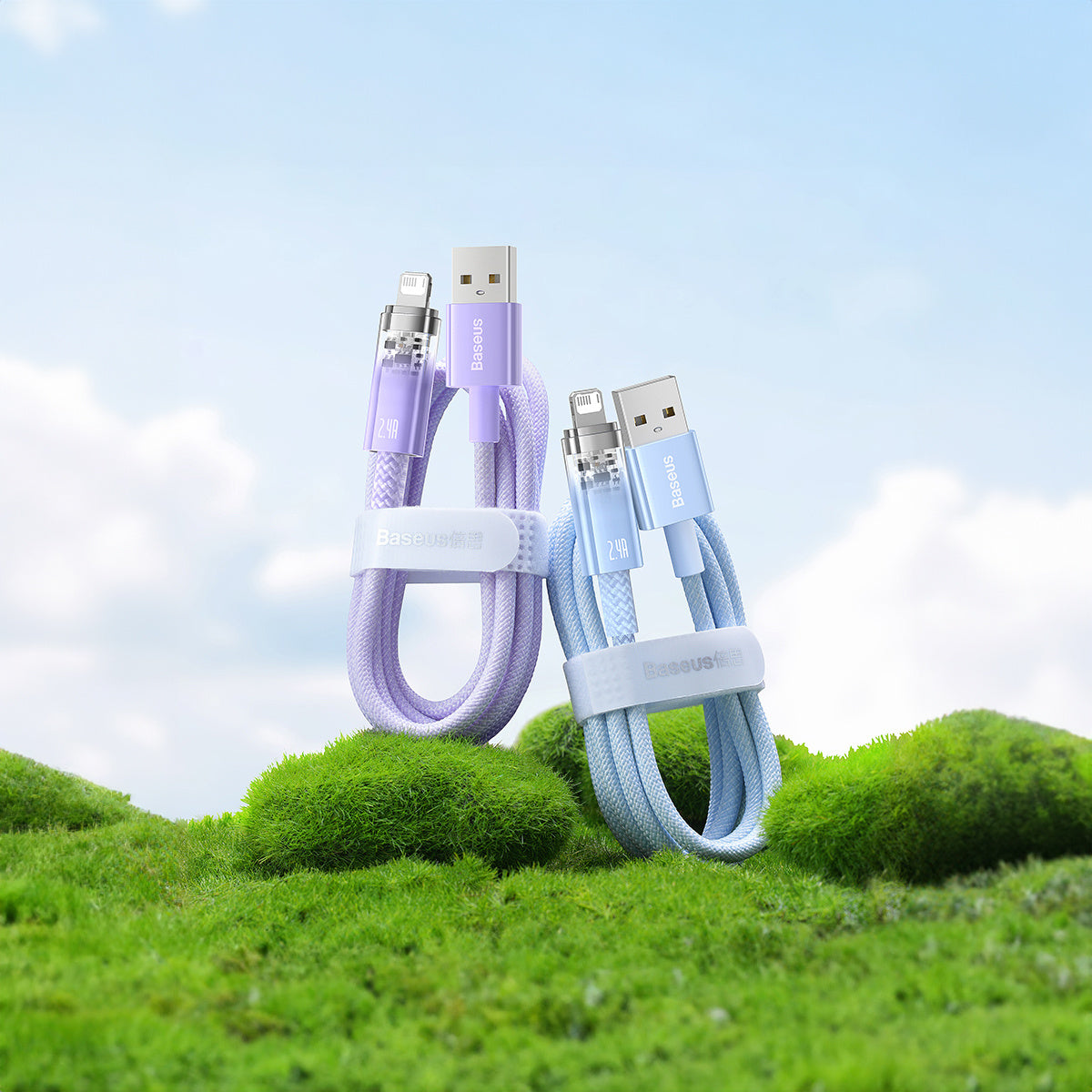 Baseus Explorer Series kabel przewód USB – Lightning 2,4A 2 m