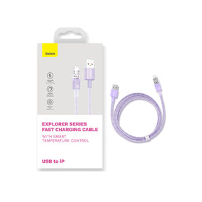 Baseus Explorer Series kabel przewód USB – Lightning 2,4A 2 m
