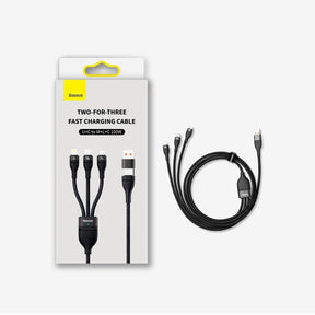 Baseus Flash Series II Kabel USB-C / USB-A – USB-C / Lightning / micro USB 100W 1,2 m