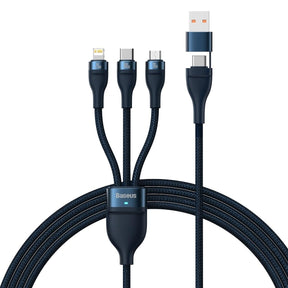 Baseus Flash Series II Kabel USB-C / USB-A – USB-C / Lightning / micro USB 100W 1,2 m