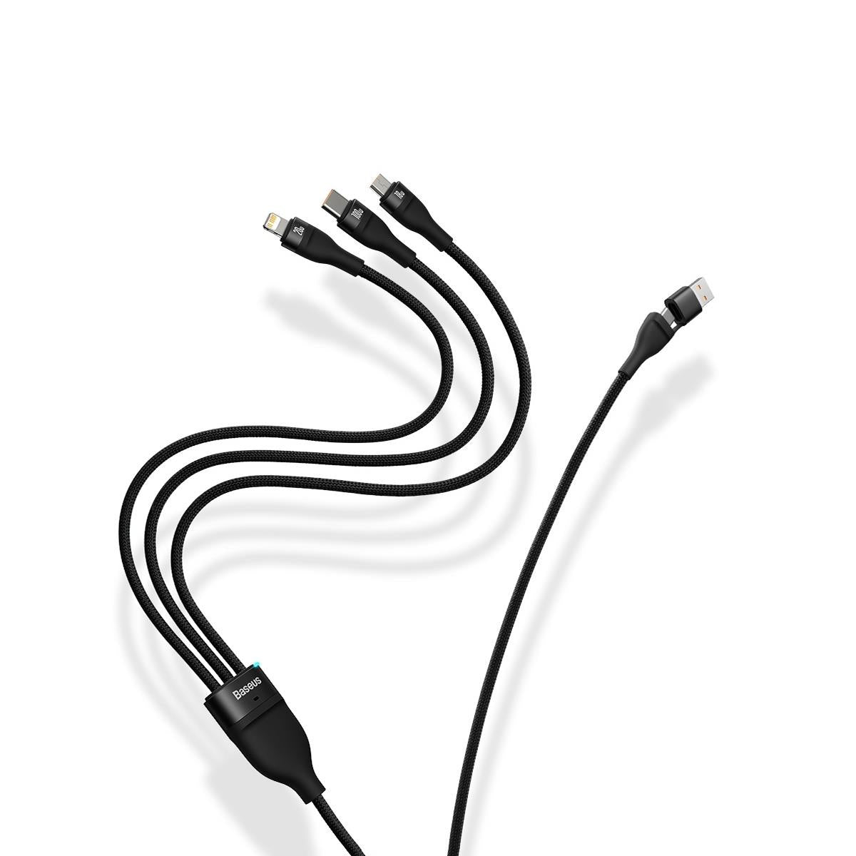 Baseus Flash Series II Kabel USB-C / USB-A – USB-C / Lightning / micro USB 100W 1,2 m