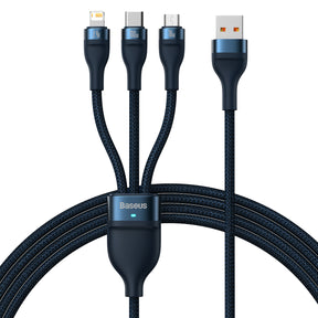 Baseus Flash Series II Kabel USB - USB-C / Lightning / micro USB 100W 1,2 m