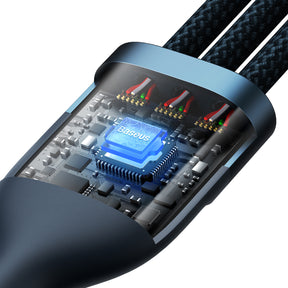 Baseus Flash Series II Kabel USB - USB-C / Lightning / micro USB 100W 1,2 m
