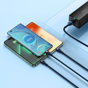 Baseus Flash Series II Kabel USB - USB-C / Lightning / micro USB 100W 1,2 m
