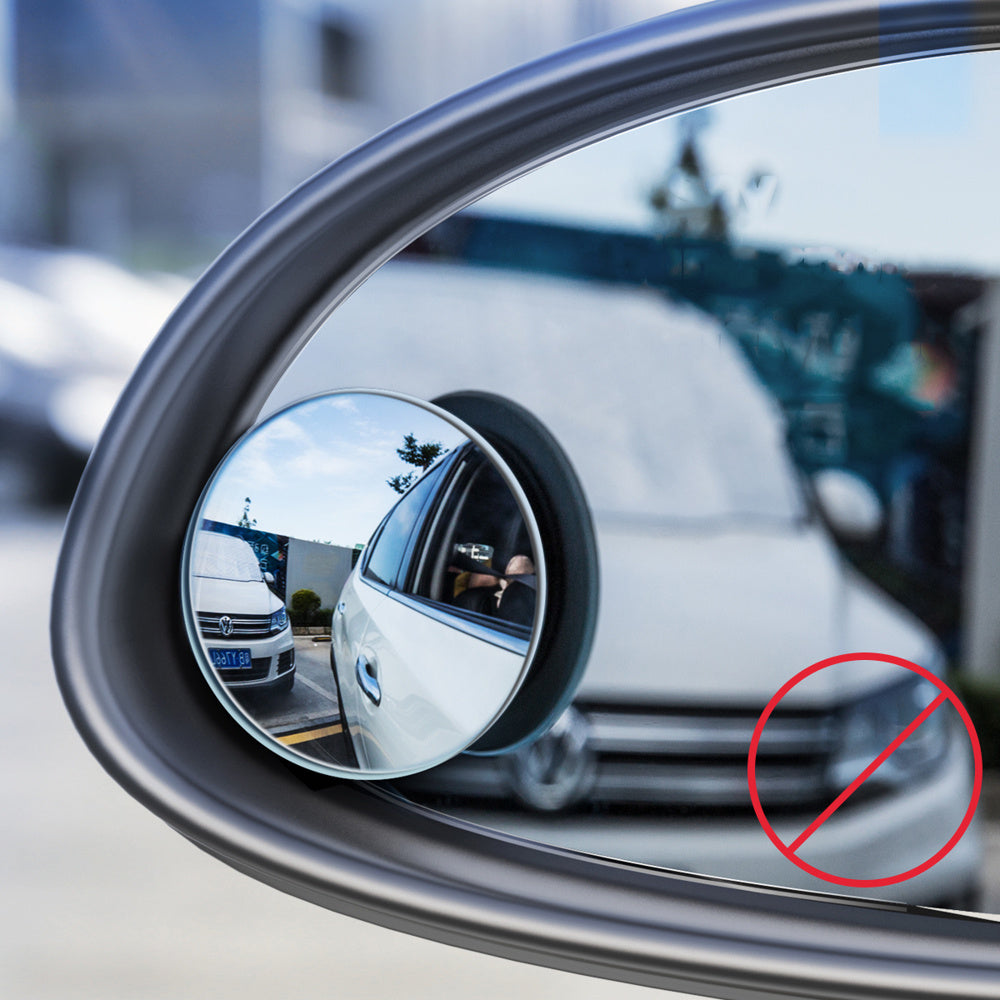 Baseus Full-view Blind-spot Mirror – dodatkowe samochodowe lusterka boczne wypukłe 2x