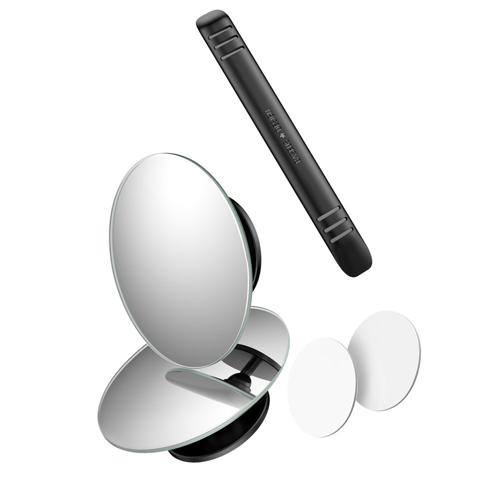 Baseus Full-view Blind-spot Mirror – dodatkowe samochodowe lusterka boczne wypukłe 2x