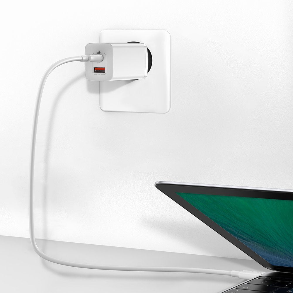 Baseus GaN2 Lite szybka ładowarka sieciowa 65W USB / USB Typ C Quick Charge 3.0 Power Delivery