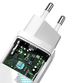 Baseus GaN2 Lite szybka ładowarka sieciowa 65W USB / USB Typ C Quick Charge 3.0 Power Delivery