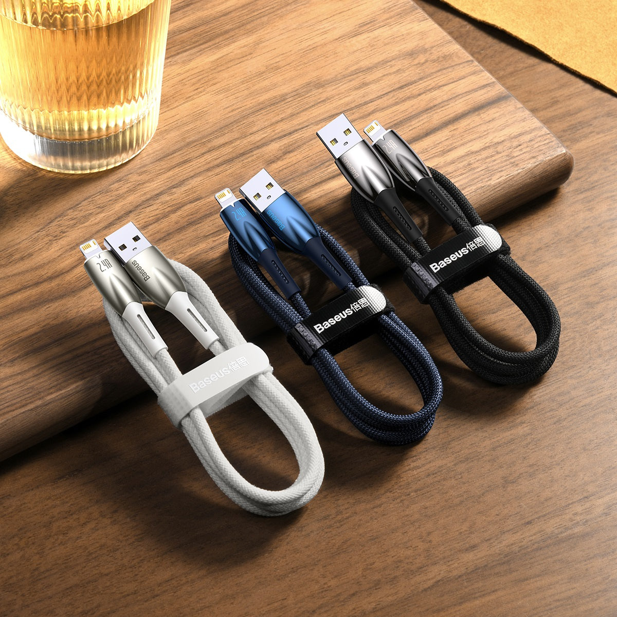 Baseus Glimmer Series kabel USB-A - Lightning 480Mb/s 2.4A 2m