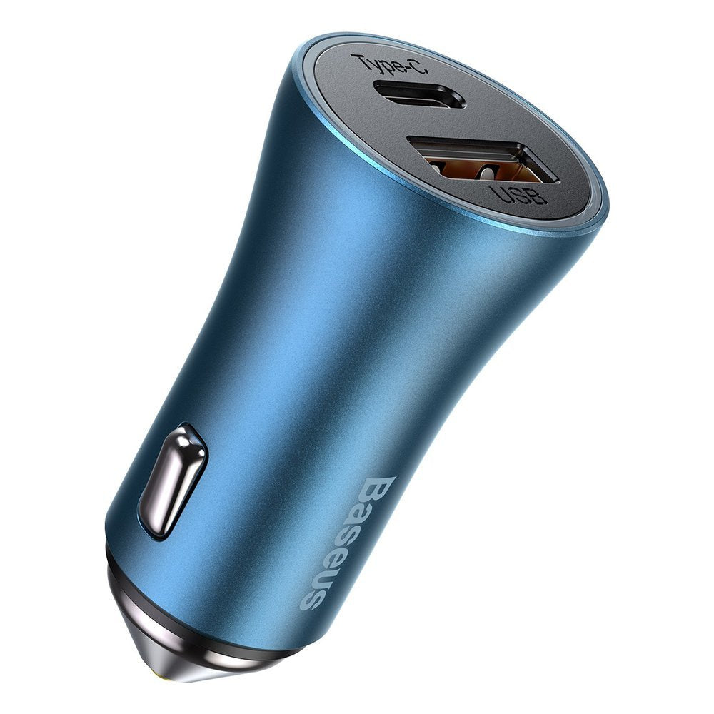 Baseus Golden Contactor Pro szybka ładowarka samochodowa 40W USB-A USB-C Power Delivery Quick Charge