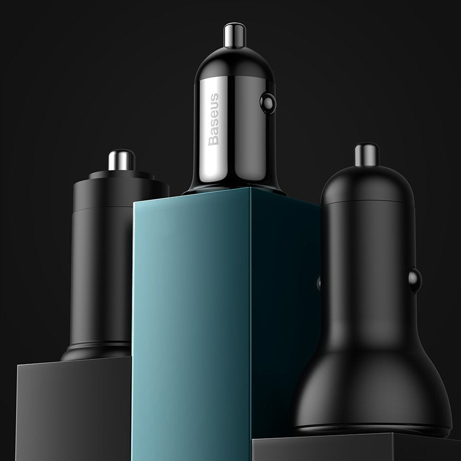 Baseus Grain Pro ładowarka samochodowa 2x USB 4,8 A