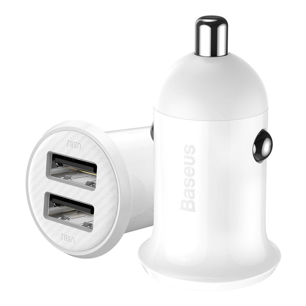 Baseus Grain Pro ładowarka samochodowa 2x USB 4,8 A