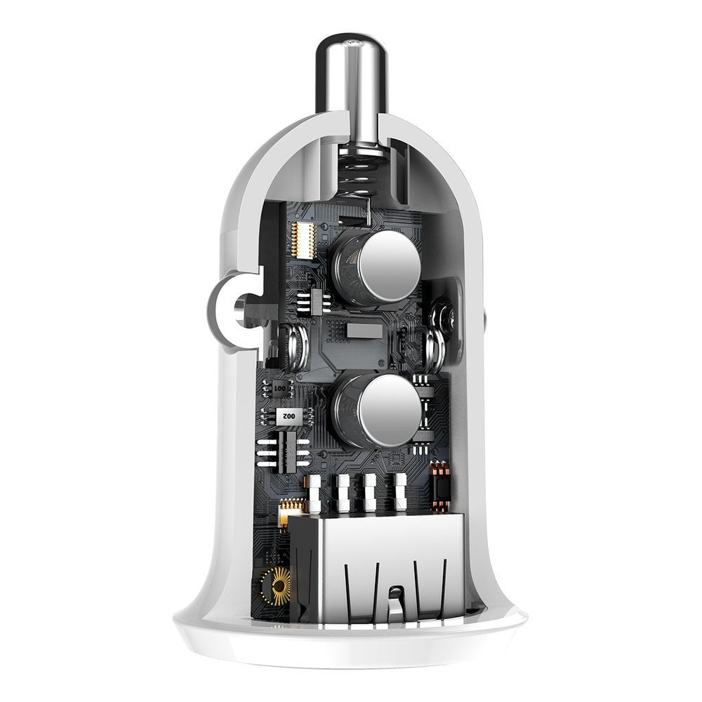 Baseus Grain Pro ładowarka samochodowa 2x USB 4,8 A
