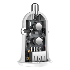 Baseus Grain Pro ładowarka samochodowa 2x USB 4,8 A