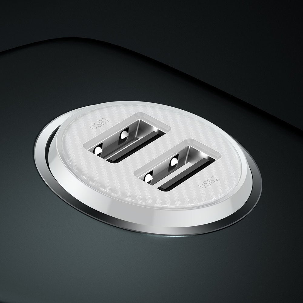 Baseus Grain Pro ładowarka samochodowa 2x USB 4,8 A