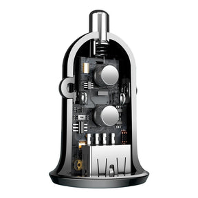 Baseus Grain Pro ładowarka samochodowa 2x USB 4,8 A
