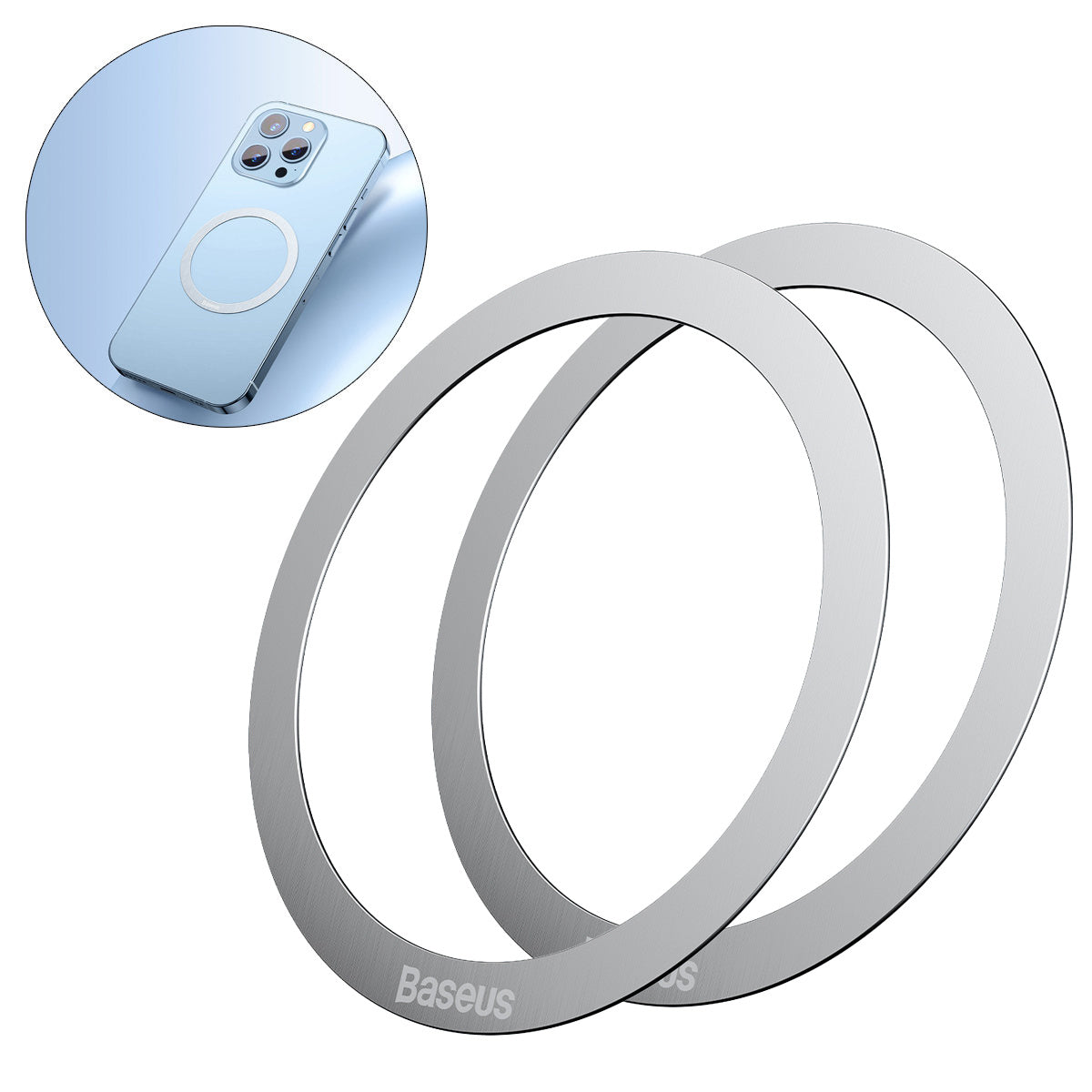 Baseus Halo Series Magnetyczny pierścień (2 szt./opakowanie)
