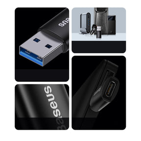 Baseus Ingenuity Series Mini przejściówka adapter USB 3.1 OTG do USB Typ C