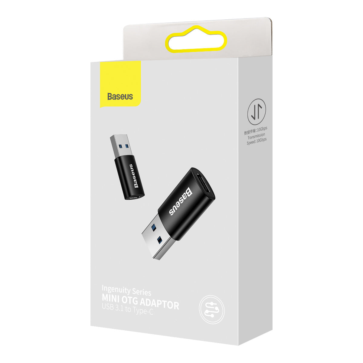 Baseus Ingenuity Series Mini przejściówka adapter USB 3.1 OTG do USB Typ C