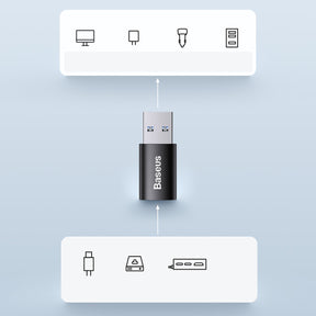 Baseus Ingenuity Series Mini przejściówka adapter USB 3.1 OTG do USB Typ C