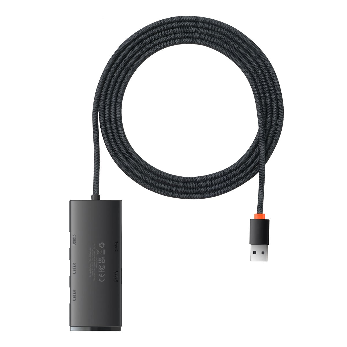 Baseus Lite Series HUB 4-Portowy (USB-A do 4xUSB-A 3.0) 2m