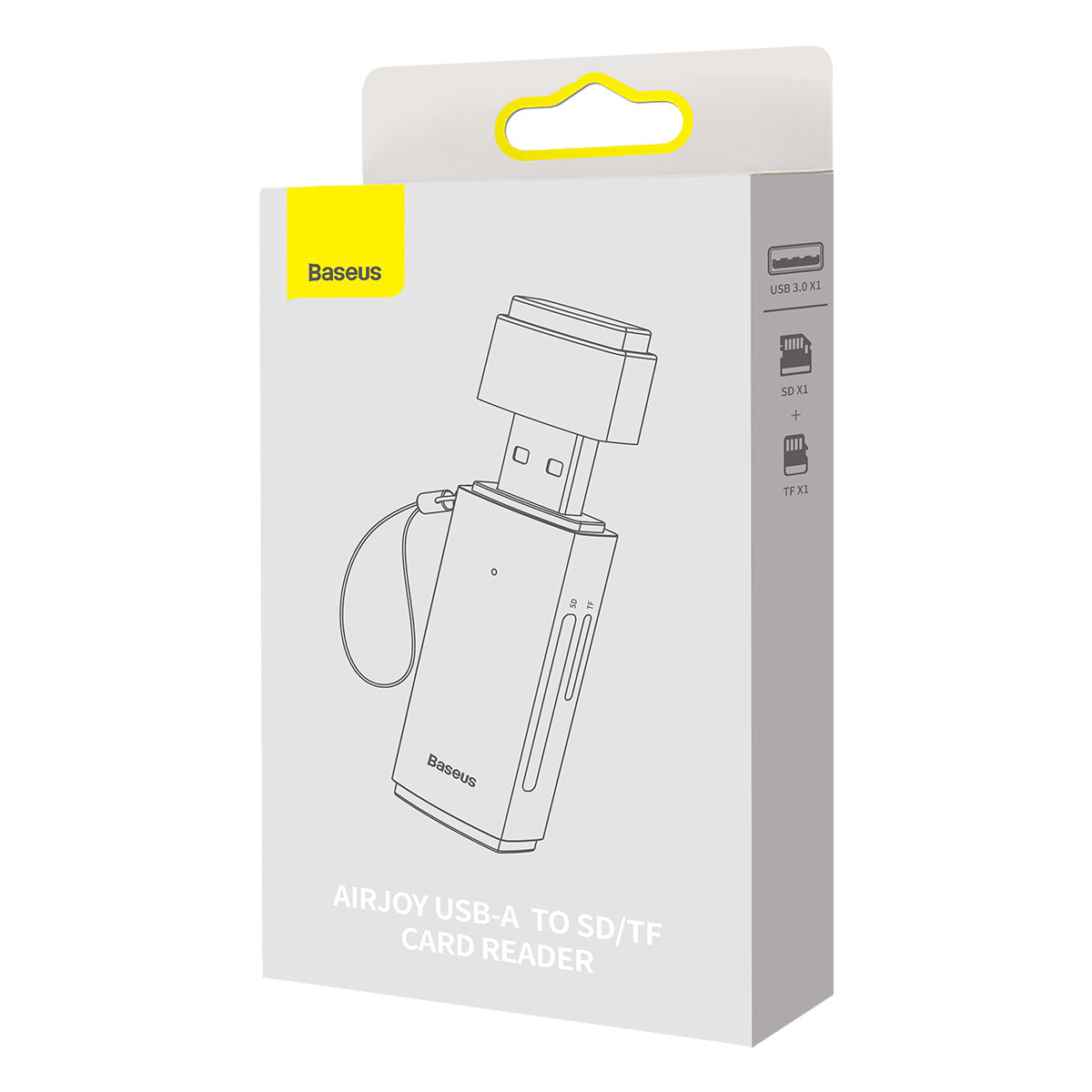 Baseus Lite Series Adapter czytnik kart SD/TF USB