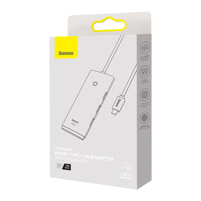 Baseus Lite Series Przejściówka HUB USB-C - 4x USB 3.0 25cm