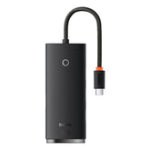 Baseus Lite Series Przejściówka HUB USB-C - 4x USB 3.0 25cm